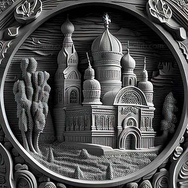 3D мадэль Барабинск в России (STL)